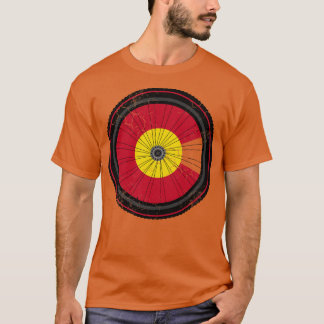 Colorado Flag Bike Wheel T-Shirt