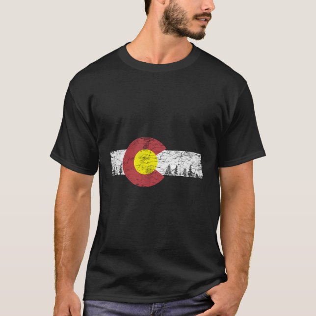 Colorado Flag Colorado Flag T-Shirt (Vorderseite)
