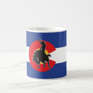 Colorado Flag Cowboy Kaffeetasse