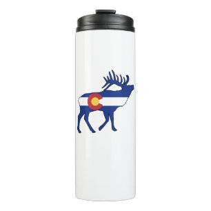 Colorado Flag Elch Thermosbecher