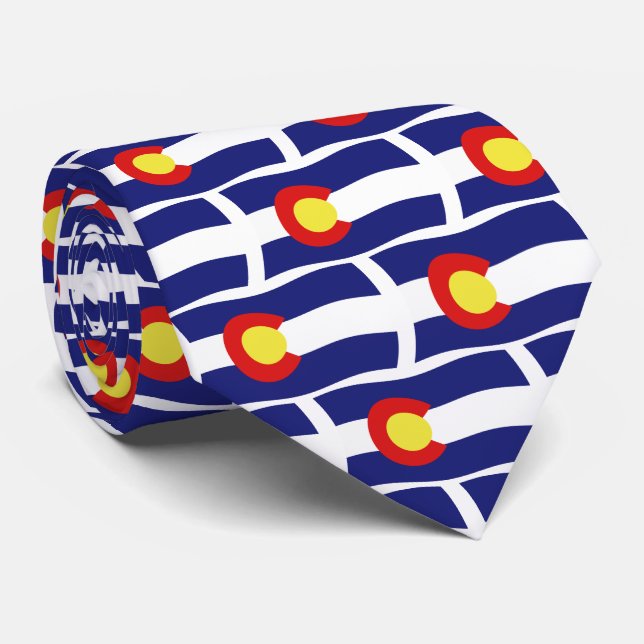 Colorado Flag Krawatte (Gerollt)