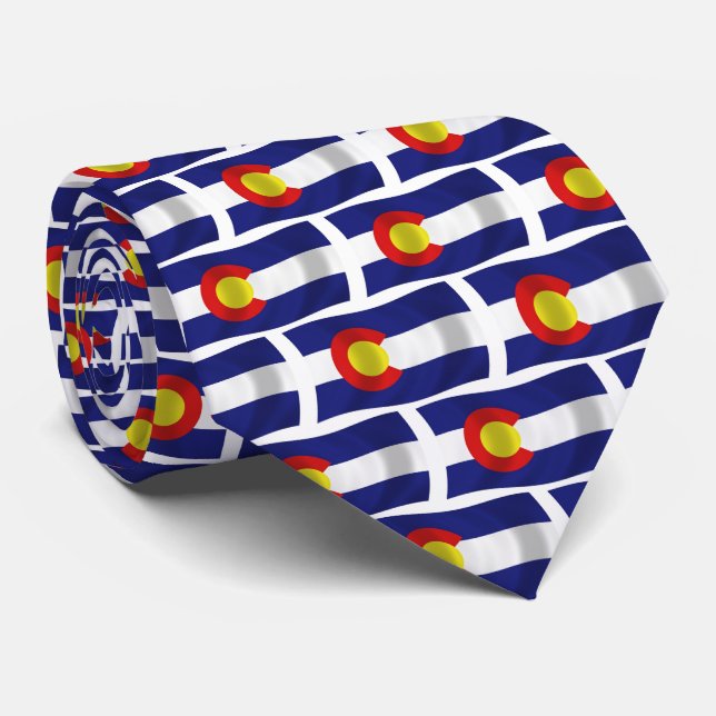 Colorado Flag Krawatte (Gerollt)