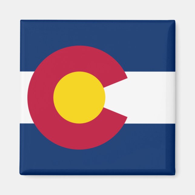 Colorado Flag Magnet (Vorne)