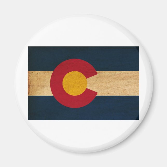 Colorado Flag Magnet (Vorne)