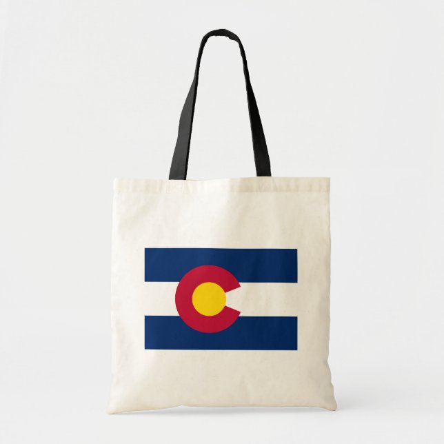 Colorado Flag Mini Tote Bag Tragetasche (Vorne)