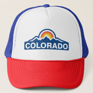 Colorado Flag Mountain Truckerkappe