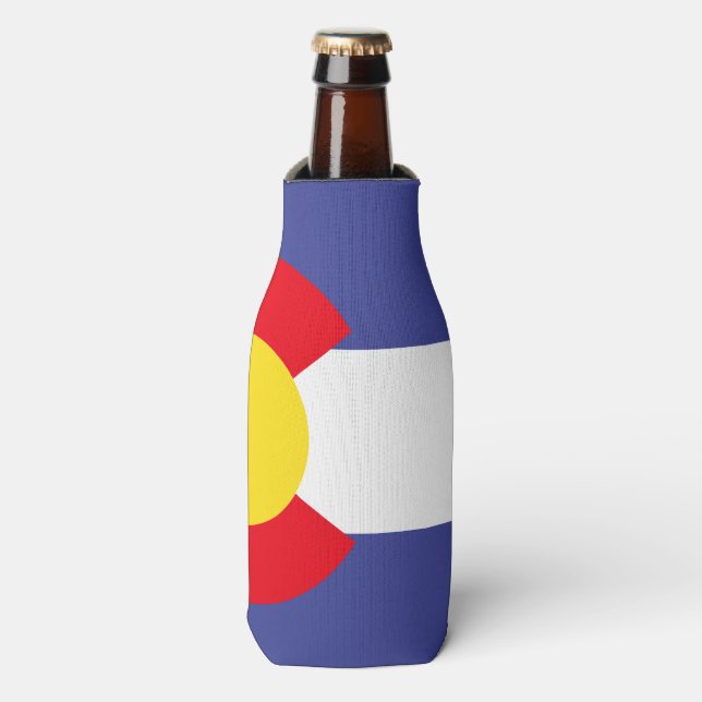 COLORADO-Flag-Muster -.png Flaschenkühler (Flaschenvorderseite)