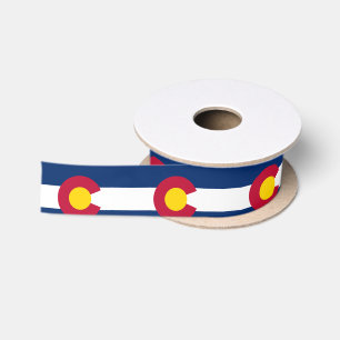 COLORADO FLAG SATINBAND
