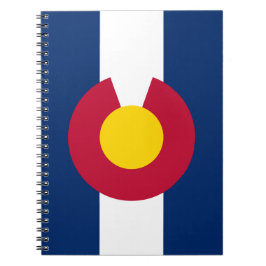Colorado Flag Spiral Notebook Notizblock