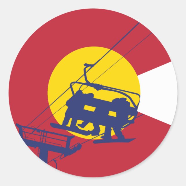 Colorado Flag Sticker (Vorderseite)