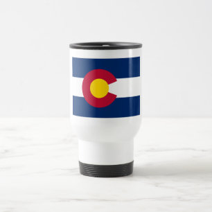 Colorado Flag Travel Mug Reisebecher