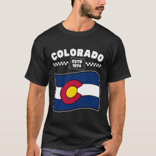 Colorado-Flagge 1876 T-Shirt
