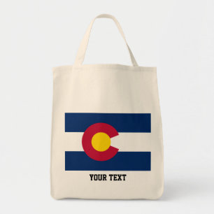 Colorado-Flagge, amerikanische Staatsflagge Tragetasche