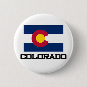 Colorado-Flagge Button