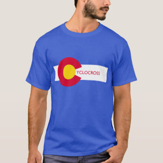 Colorado-Flagge Cyclocross T - Shirt