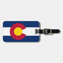 Colorado-Flagge Gepäckanhänger
