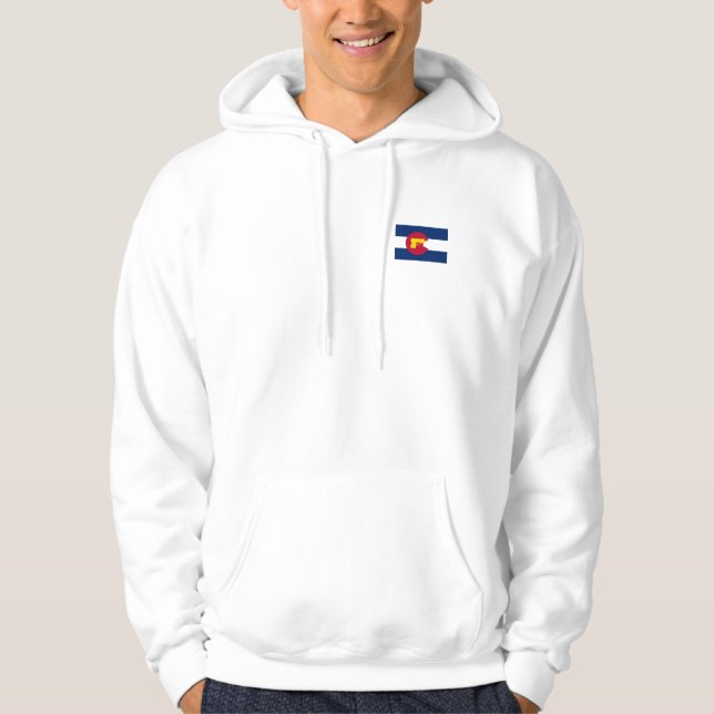 Colorado-Flagge Hoodie (Vorderseite)