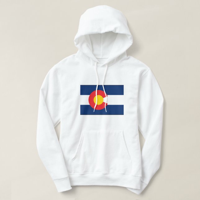 Colorado-Flagge Hoodie (Design vorne)