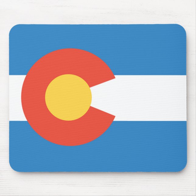 Colorado-Flagge Mousepad (Vorne)