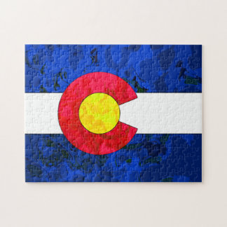 COLORADO-FLAGGE Puzzlespiel