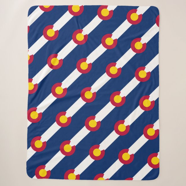 Colorado-Flagge Sherpadecke (Vorderseite)