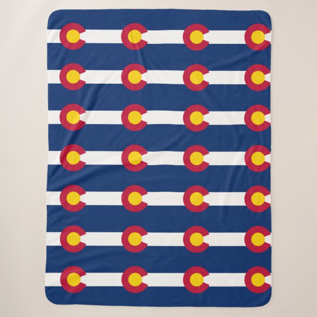 Colorado-Flagge Sherpadecke (Vorderseite)