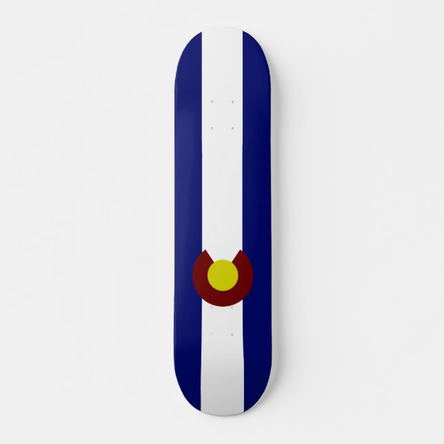 Colorado-Flagge Skateboard (Vorne)
