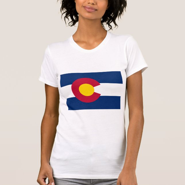 Colorado-Flagge T-Shirt (Vorderseite)