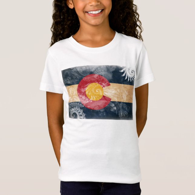 Colorado-Flagge T-Shirt (Vorderseite)