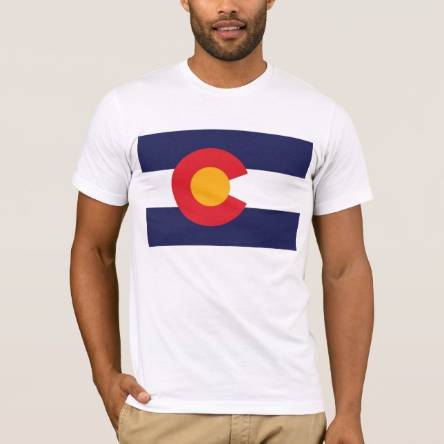 Colorado-Flagge T-Shirt (Vorderseite)