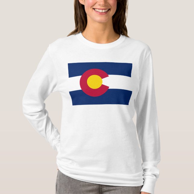 Colorado-Flagge T-Shirt (Vorderseite)