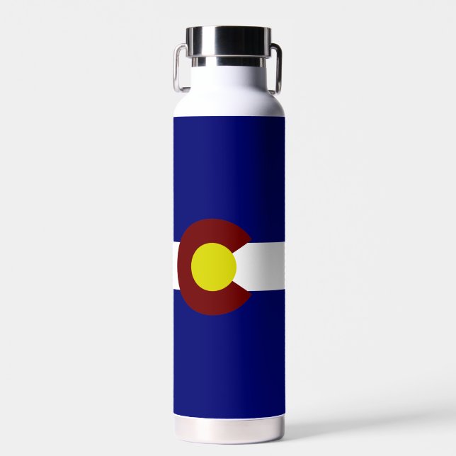 Colorado-Flagge Trinkflasche (Vorne)