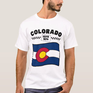 Colorado-Flagge USA T-Shirt
