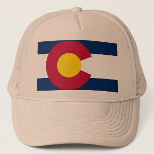 Colorado-Flaggen-Fernlastfahrer-Hut Truckerkappe
