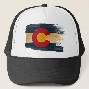 Colorado-Flaggen-Fernlastfahrer-Hut Truckerkappe
