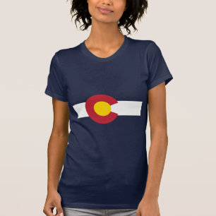 Colorado-Flaggen-T - Shirt - Colorado-Flagge