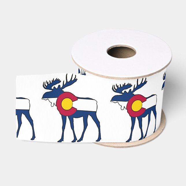 Colorado-Flaggenelchband Ripsband (Spule)