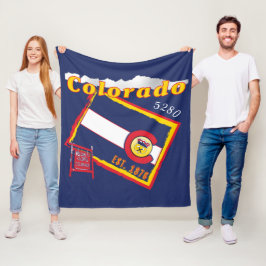 Colorado-Fleece-Decke Fleecedecke