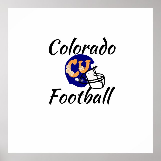 Colorado Football Poster (Vorne)