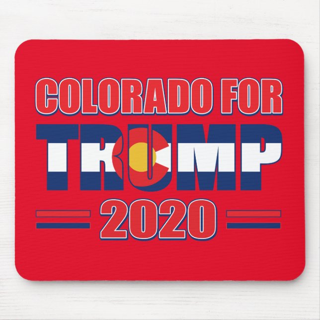 Colorado-for-TRUMP-2020 Mousepad (Vorne)