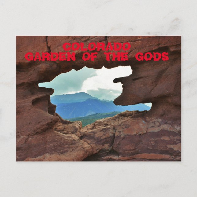 Colorado Garden of the Gods Postkarte (Vorderseite)