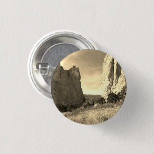 Colorado Garden of the Gods Red Cliffs Anstecknade Button