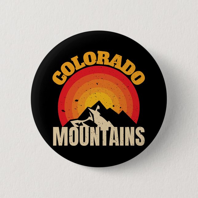 Colorado-Gebirge Button (Vorderseite)