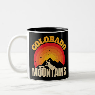 Colorado-Gebirge Zweifarbige Tasse