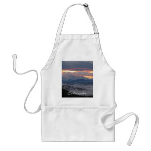 Colorado-Gebirgssonnenuntergang-Schürze Schürze