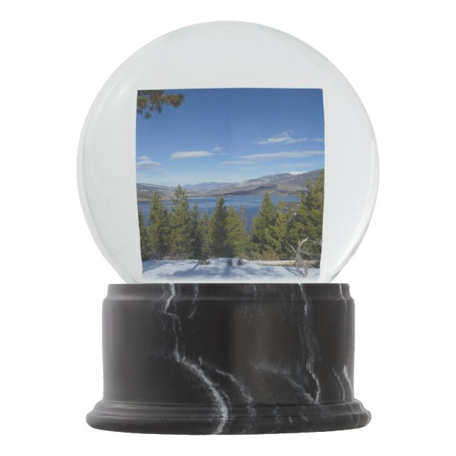 Colorado-Gebirgsszenen-Schnee-Kugel Schneekugel (Vorderseite)