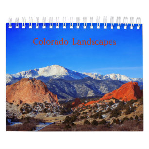 Colorado gestaltet Kalender landschaftlich