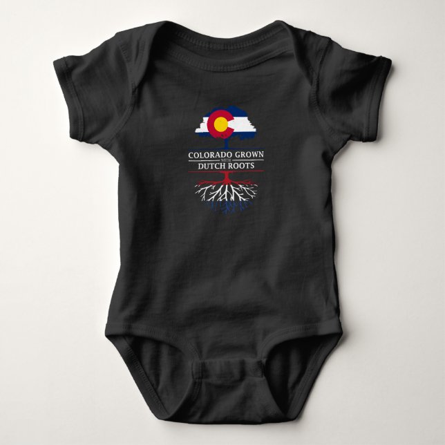 Colorado gewachsen mit den niederländischen baby strampler (Vorderseite)