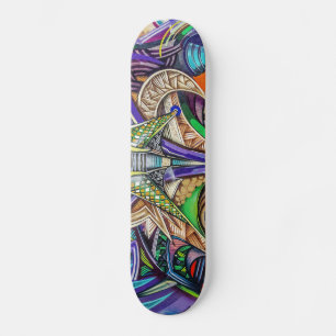 Colorado Graffiti Art Skateboard
