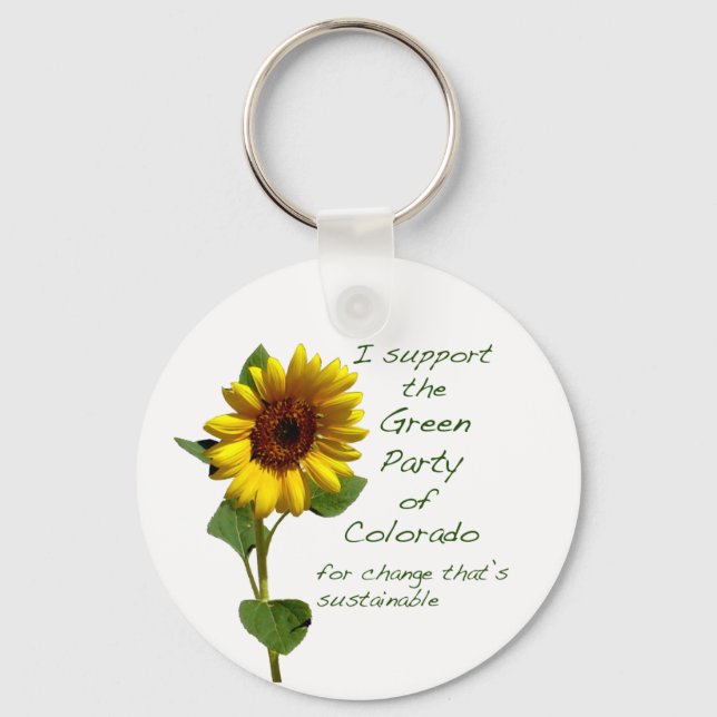 Colorado Green Party Schlüsselanhänger (Vorderseite)